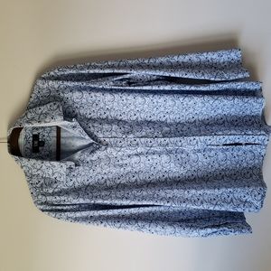 Blue XL dress shirt by XMI.